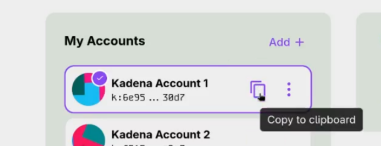 Copy Your Address