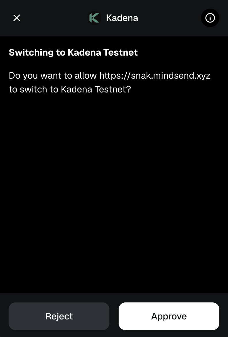 Switching networks in snaK